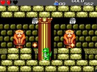 une photo d'Ã©cran de Wonder Boy III - The Dragon s Trap sur Sega Master System